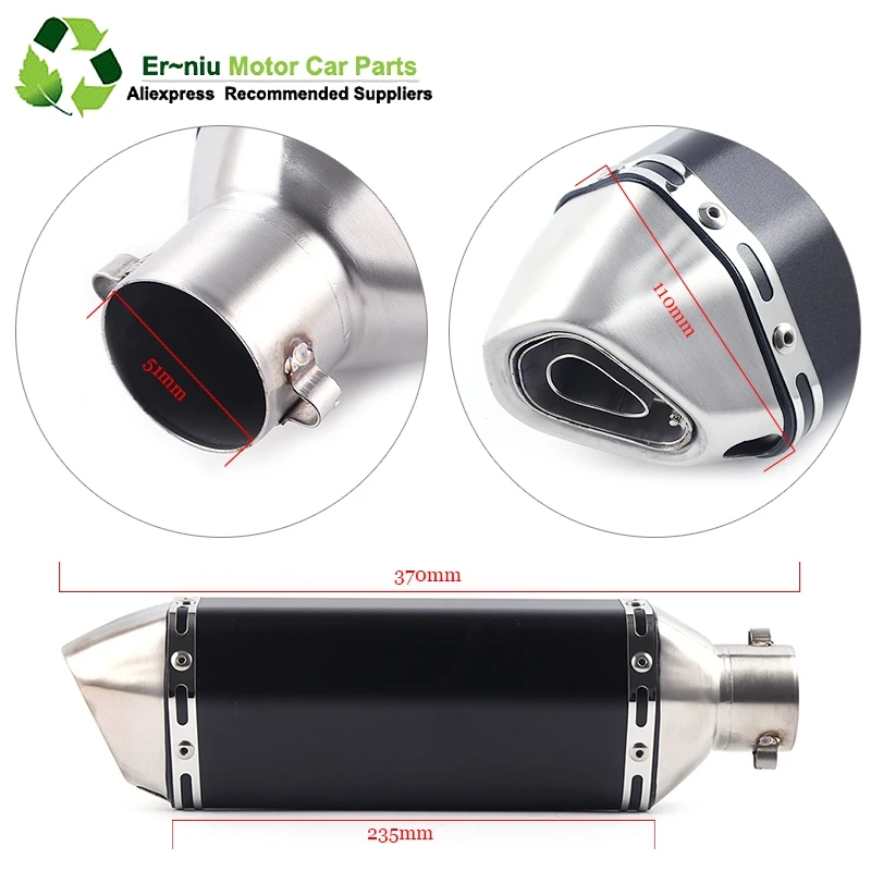 

Free Shipping Motorcycle Full Exhaust Escape System Modified Link Contact middle pipe Round Muffler for kawasaki Z1000 2010-2017