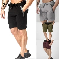 zogaa mens summer casual shorts mens brand new board shorts 2021 comfortable solid breathable elastic waist casual shorts