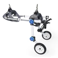 duomasumi dog cat wheelchair for rear legs upgrade folding aluminum light pet support hind leg rehabilitation dog walk car