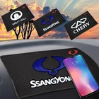 1 шт. липкий нескользящий коврик для приборной панели автомобиля, автомобильный нескользящий липкий гелевый коврик для Ford Focus Mondeo Kuga Fiesta MK7 Escort Explorer Edge