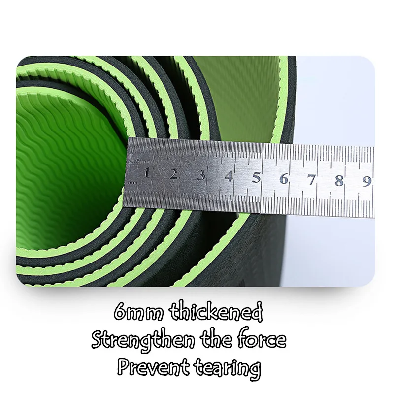 Коврик для йоги из термополиуретана нескользящий коврик гимнастики фитнеса