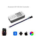 Светодиодный контроллер SP110E Smart Bluetooth, загрузка мобильного приложения, сканирование QR-кода для индивидуально адресуемой ленты WS2812BWS2811