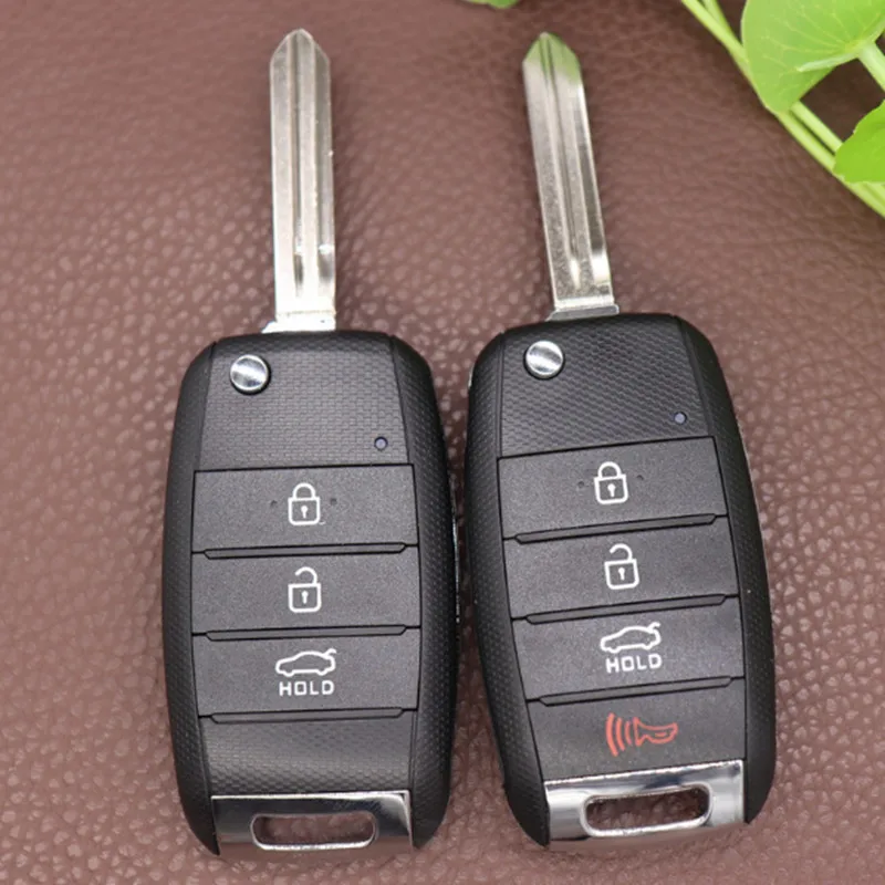 5pcs 3/4 Button Flip Folding Remote Key Case Fob Housing Shell For KIA K3 K2 K5 Cerato Forte Sorento Carens Replacement | Автомобили и