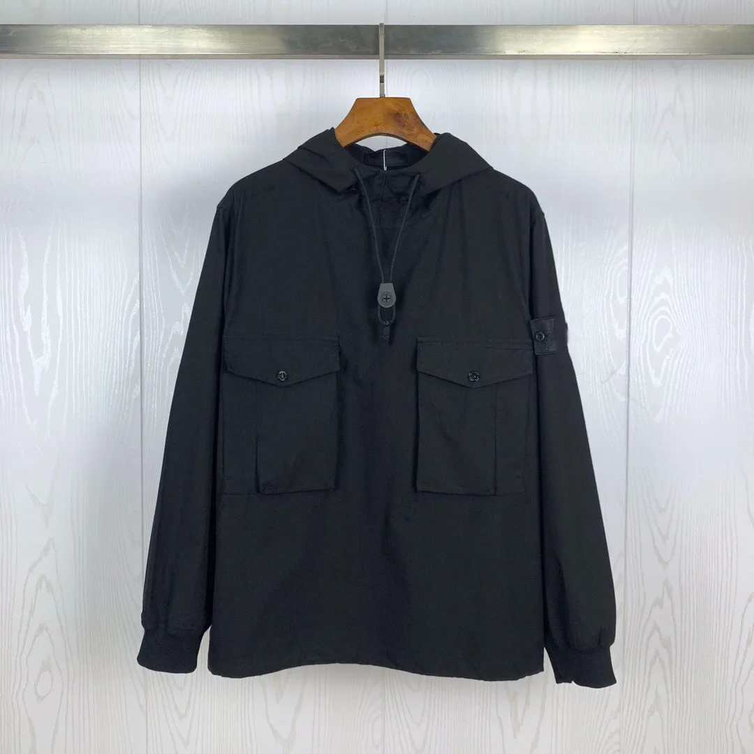 

European and American Fashion Fiber Nylon Double Bag Jacket Jacket japanese fashion men jacket fashion jacket men mens clothing