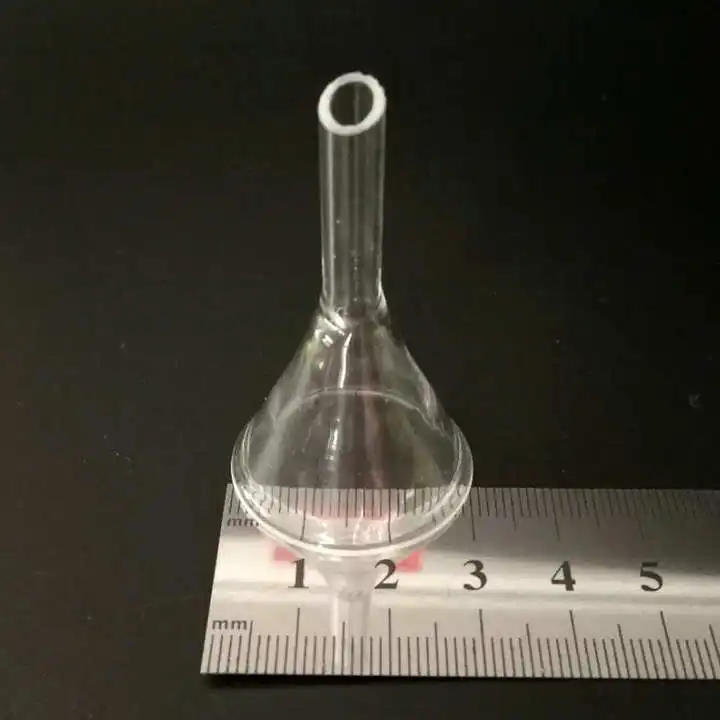 5 шт./лот короткая треугольная Стеклянная Воронка Subuliform с прямым верхним