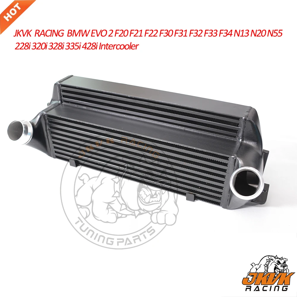 JKVK RACING EVO 2 F20 F21 F22 F30 F31 F32 F33 F34 N13 N20 N55 228i 320i 328i 335i 428i intercooler (тип стержня и пластины) 25HP