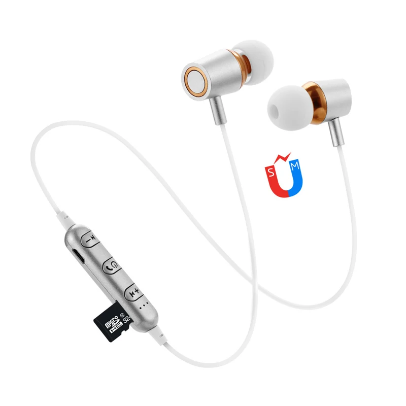 BGreen bluetooth-наушники для фитнеса Упражнения гарнитура Bluetooth Встроенный MP3 плеер