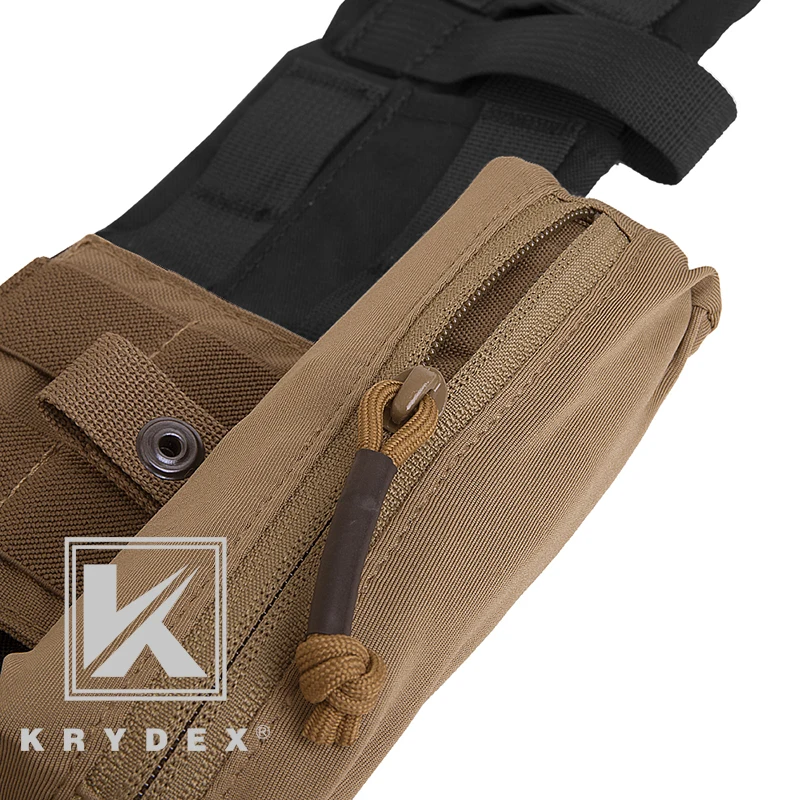 KRYDEX тактическая застежка молния Flex Drop Pouch RG Magazine Organizer MOLLE Скрытая складная сумка