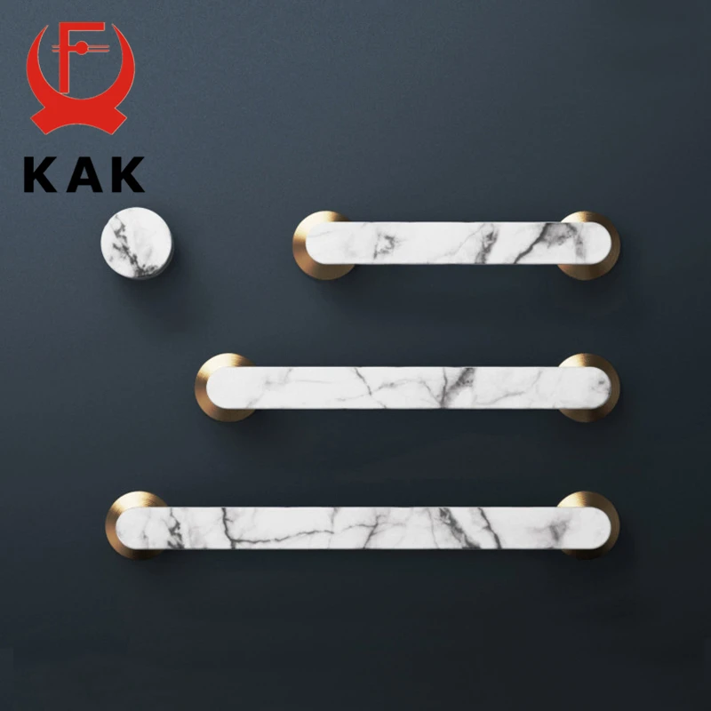KAK мраморные ручки для шкафа в римском стиле роскошные ящика и дверная ручка
