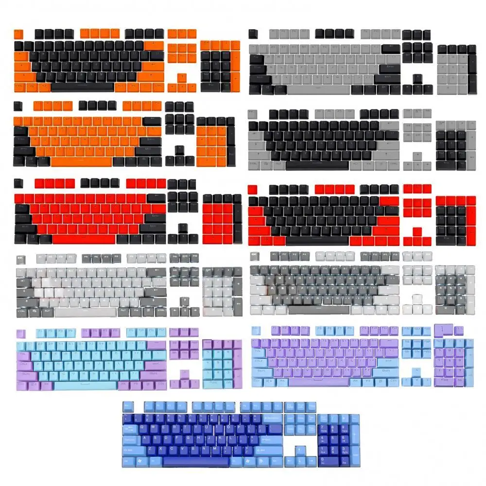 

104 KeyCaps Mixed Color Gaming Keyboard Caps Backlight Keycaps Replacement Mechanical Keyboard Accessory Keyboard For Gamers
