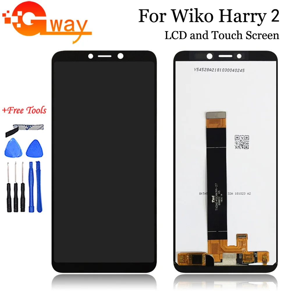 ЖК дисплей для Wiko Harry 2 W V600 LCD Tommy 3 Plus панель + Бесплатные инструменты|Экраны