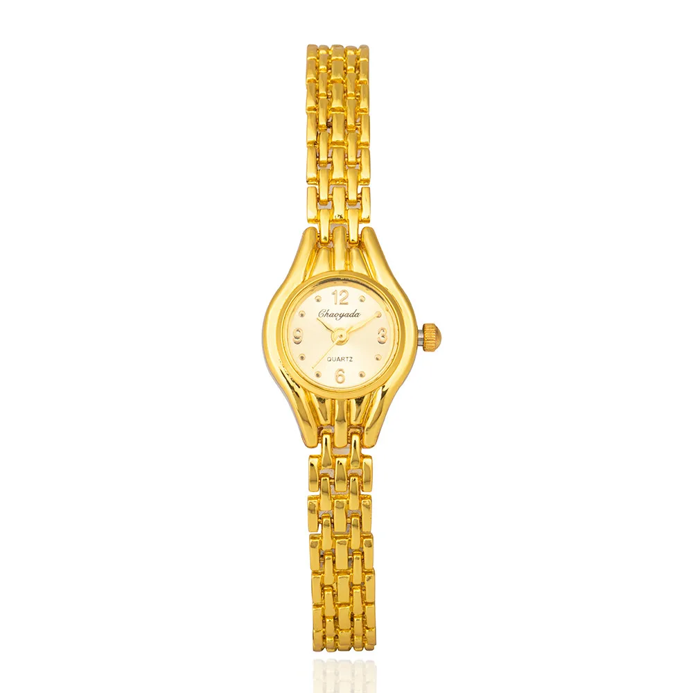 

Luxury Watches For Women Fashion Design Gold Bracelet Ladies Quartz Wristwatch Women's Watch Alloy Business Style Gift For Girl
