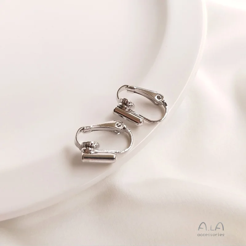 Зажим для ушей из 18-каратного золота силиконовый штекер самостоятельного