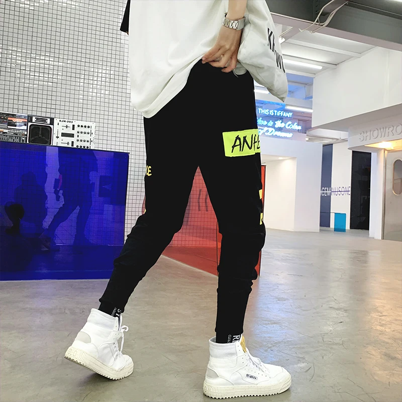 Мужские спортивные брюки повседневные Модные мужские панталоны Supreme 2019s в стиле