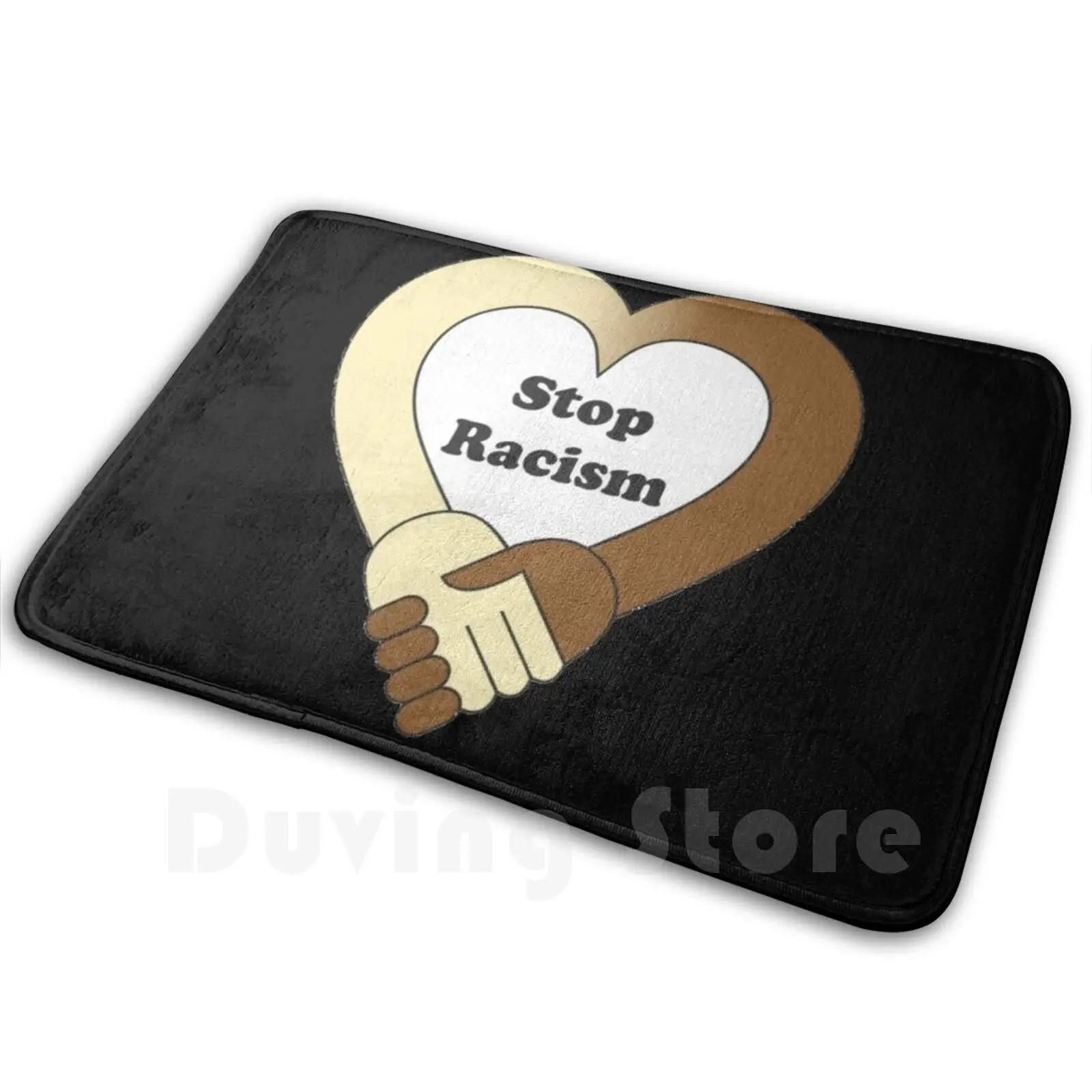 

Stop Racism Carpet Mat Rug Cushion Soft Non - Slip Stop Racism Blm Black Lives Matter Racism Quotes Stop Racism Mask