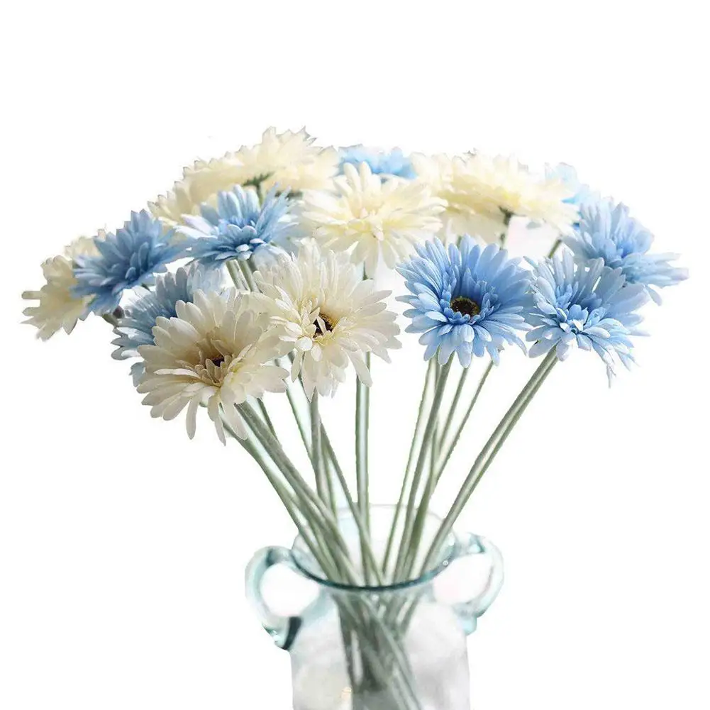 22 Дюйма 9 цветов искусственная ромашка Гербера Редкие ромашки растения Цветение