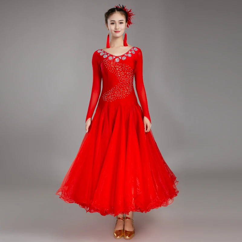 Женское платье для бальных танцев вальса стандартное танцевальное современные