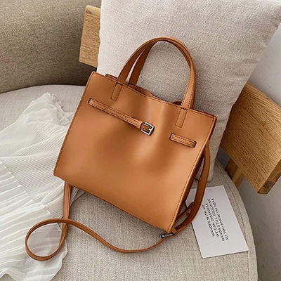Light Brown NIGEDU 2 шт./компл. композитные Сумки для дам сумки большой емкости женская сумка на плечо Модные Сумки из искусственной кожи и кошельки Коричневый - Цвет: Light Brown