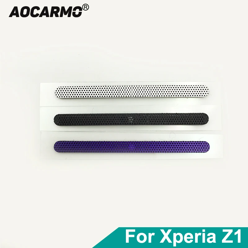 Aocarmo для Sony Xperia Z1 L39H C6902 C6903 противопылевая сетчатая Нижняя сетка громкоговорителя