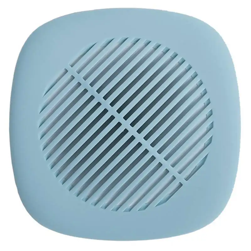 Light blue Kitchen Bathroom Drain Filter Silicone Sink Strainer Bathroom Hair Filter Drain Protector Household - Цвет: Light blue