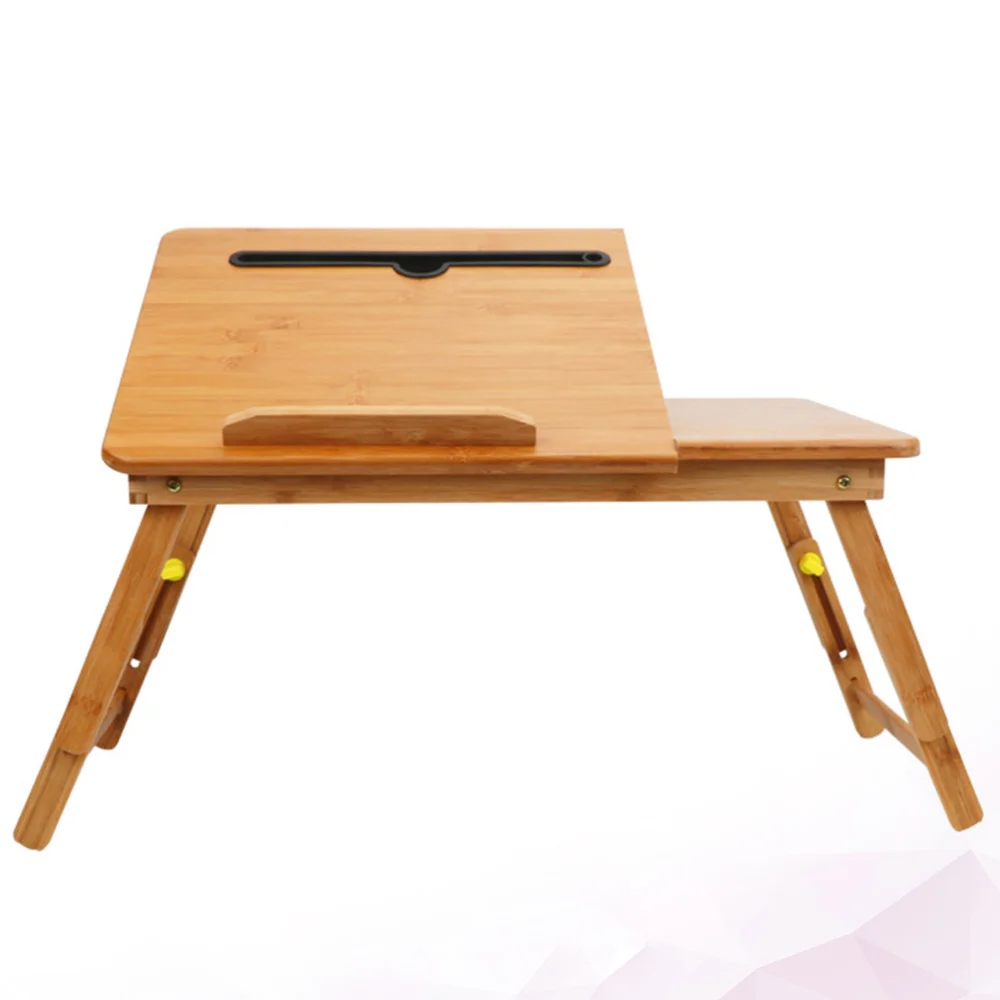 

Multifunctional Tablet PC Table Foldable Laptop Desk Tablet PC Holder Bamboo Table without Drawer Size