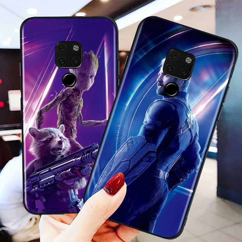 

The Avengers Marvel for huawei Mate 10 20 30 40 Lite Pro X Lite RS Plus TPU Black Phone Case