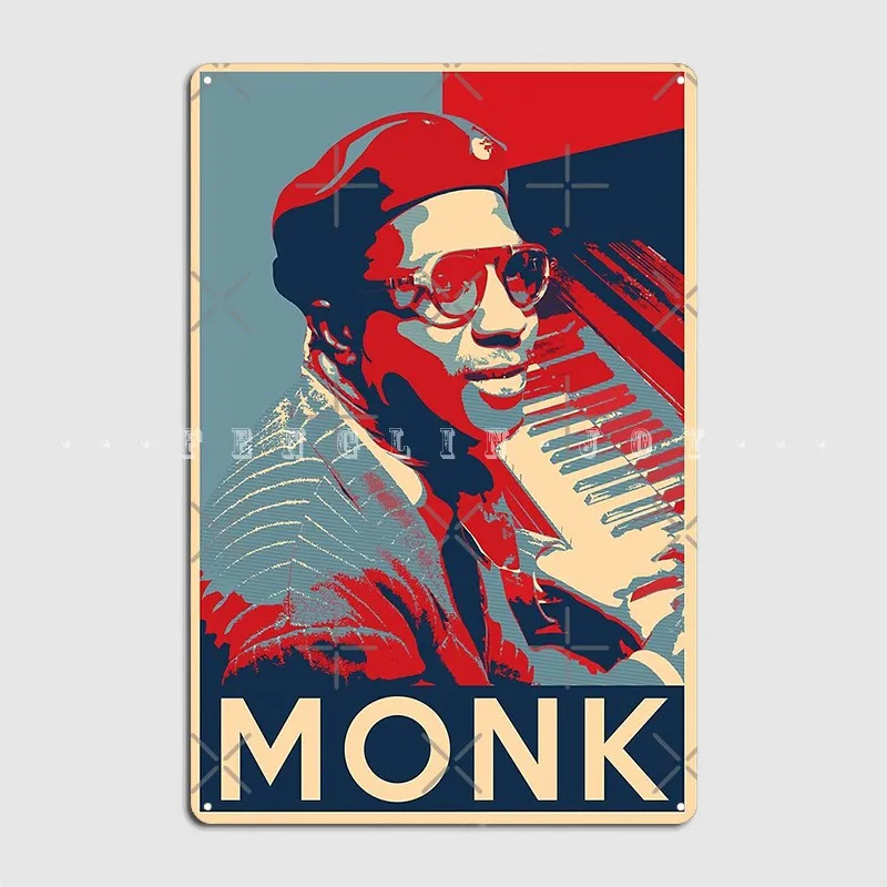 

Thelonious Monk Hope Poster Sizes Of Jazz History Metal Plaque Poster Pub Garage Decoration Garage Decoration Tin Sign Poster