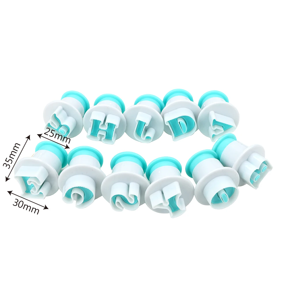 Пластиковый Плунжер для печенья 26/10 шт./набор металлические Цифры выпечки