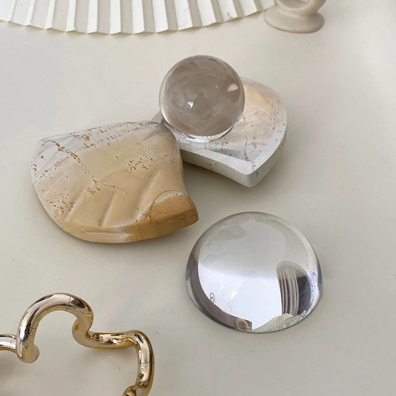 Хрустальный декоративный шар из скандинавского стекла пресс-папье канцелярские