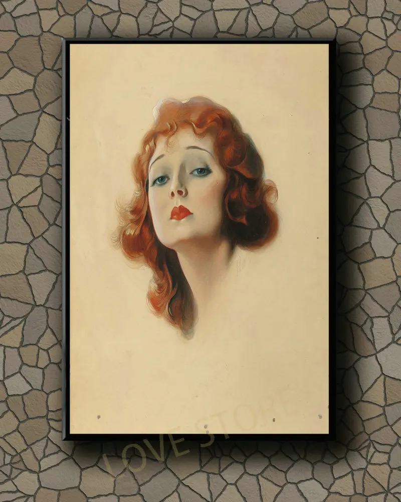 P047 винтажный красивый постер в виде девушки с классическим изображением 163 шелковая ткань, художественный декор, строительный подарок