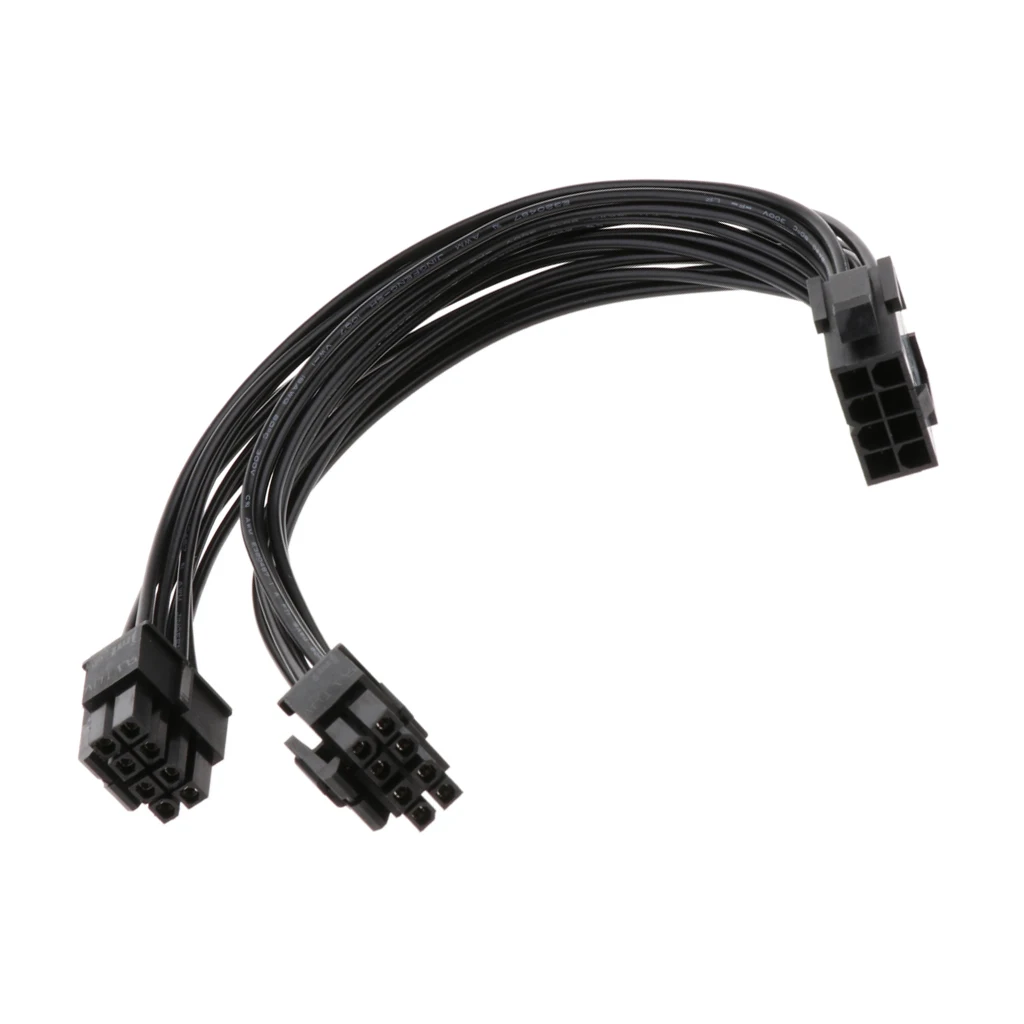 Процессор 8 Pin до 2 x (4 + 4) Материнская плата Мощность адаптер Y сплиттер