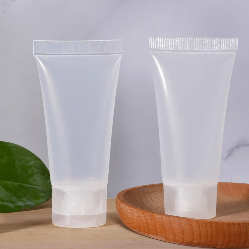 

50 шт. пустые Мини 20 мл мягких туб многоразовый контейнер для хранения косметики крема для рук очищающее средство для лица, сжимаемые трубки ...