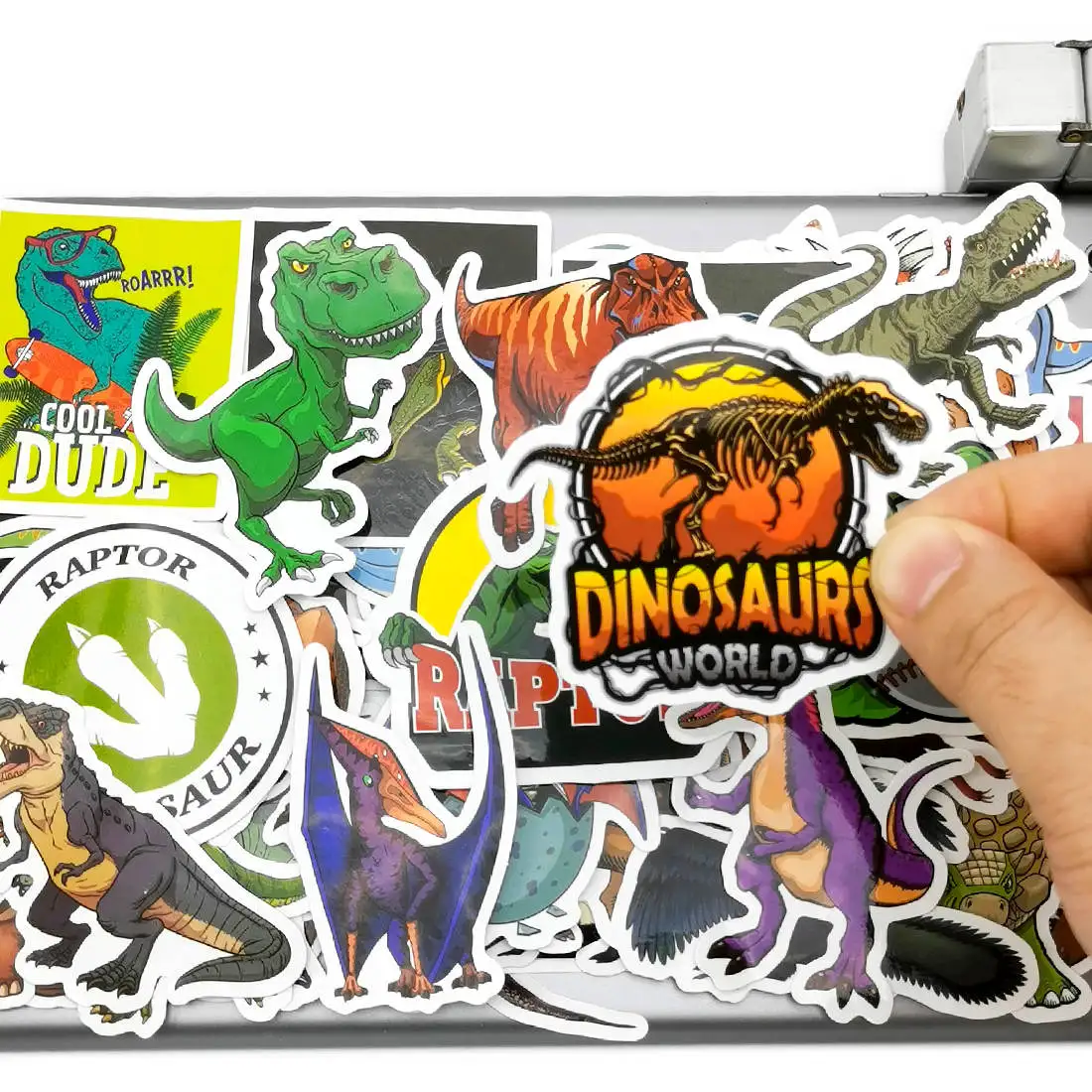 

50pcs Cute Dinosaurs World Funny Cartoon Lizard Dino Animal Scrapbook Stationery Phone Laptop Luggage Car Stickers for Kids Toys