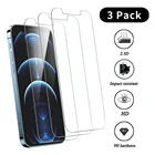 3 шт. закаленное стекло для iPhone 13 11 12 Pro 13Pro Max Mini Защитная пленка для экрана для iPhone X XS XR 13Mini 11 12 13 ProMax пленка