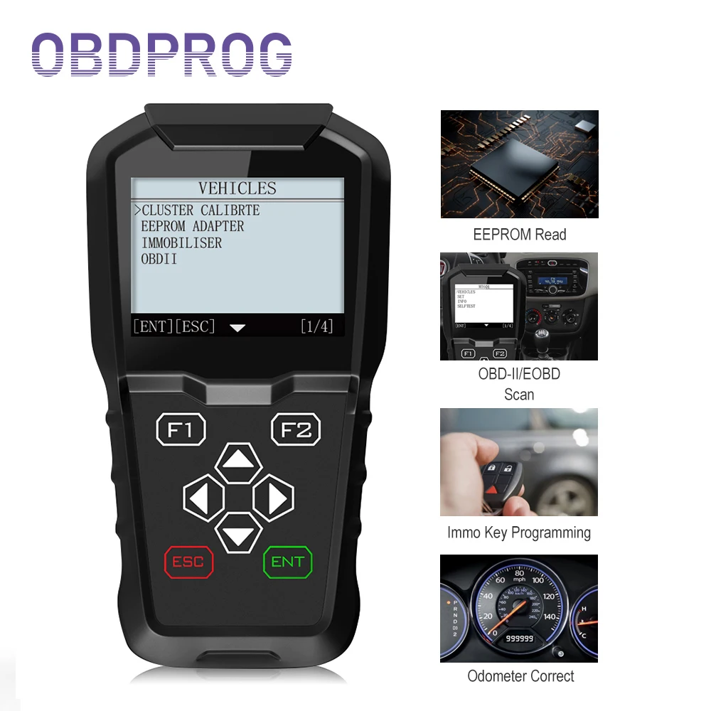 OBDPROG MT601 автомобильный ключевой программист коррекция пробега на одометре