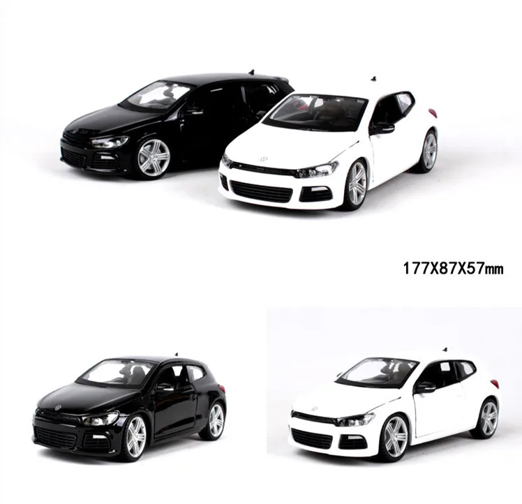 Изысканная серия 1:24 Scirocco R модель сплава, моделирование литья под давлением Расширенная коллекция и Подарочное украшение