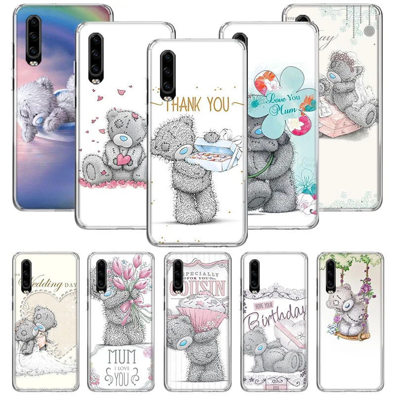 Милый чехол Teddy Me To You Bear для Huawei P40 P30 P20 P10 Mate 30 20 10 Pro Lite P Smart Plus + Z телефона