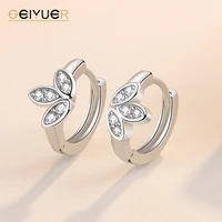 925 sterling silver leaf earrings for women simple trendy drop ear studs pendant ear jewelry bridal accessories 2021 girl gift