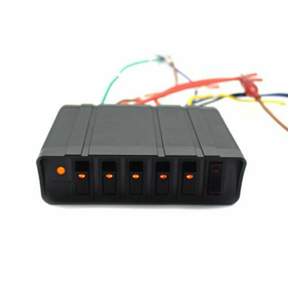 Стробоскоп светильник черного цвета с задней подсветкой 12 В 20 А 130 мм x 100 40