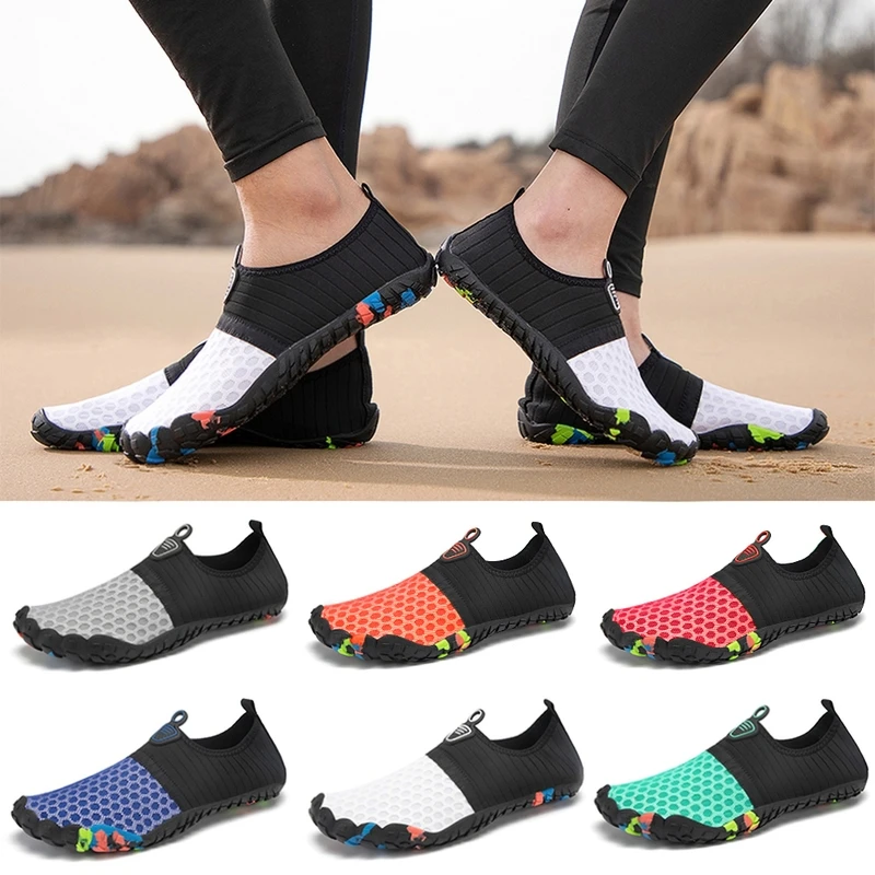 

New couple beach wading shoes, amphibious shoes, quick-drying shoes, fitness sports shoes, yoga shoes, light climbing shoes