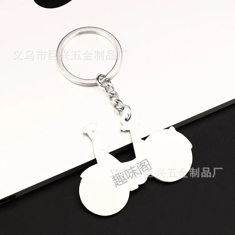 Прямая поставка с фабрики креативный металлический спортивный брелок для ключей