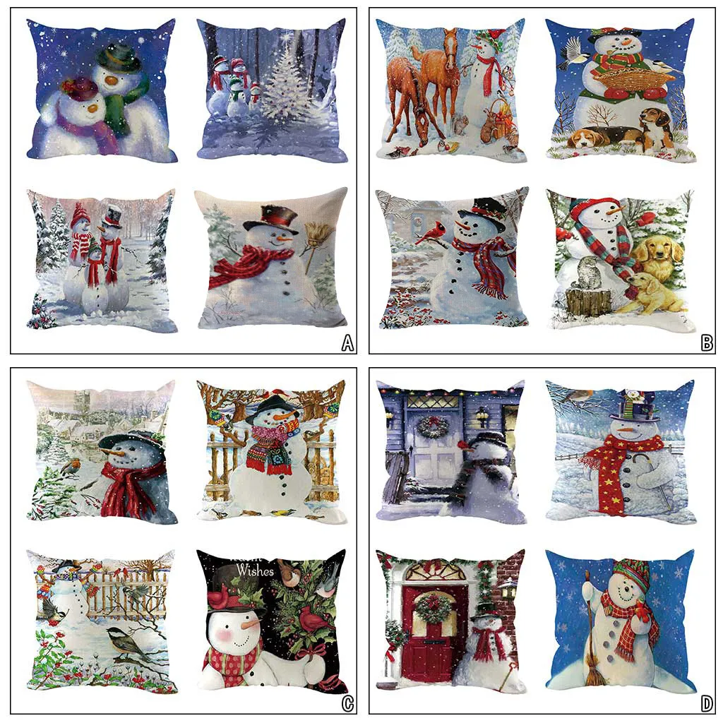 Для волос (4 предмета) Рождество декоративная подушка чехол s полиэстер