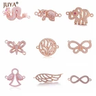 Роскошная фурнитура для ювелирных изделий с кристаллами циркона модные аксессуары для драконаслонабабочкибесконечностиангеладерева