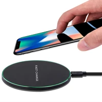 qi wireless charger 10w qc 3 0 phone fast stable charger for iphone samsung xiaomi huawei etc wireless usb charger pad pk aukey