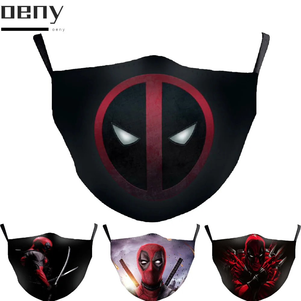 Америка фильм Косплэй маски с принтом &quotДэдпул&quot аниме уход за кожей лица