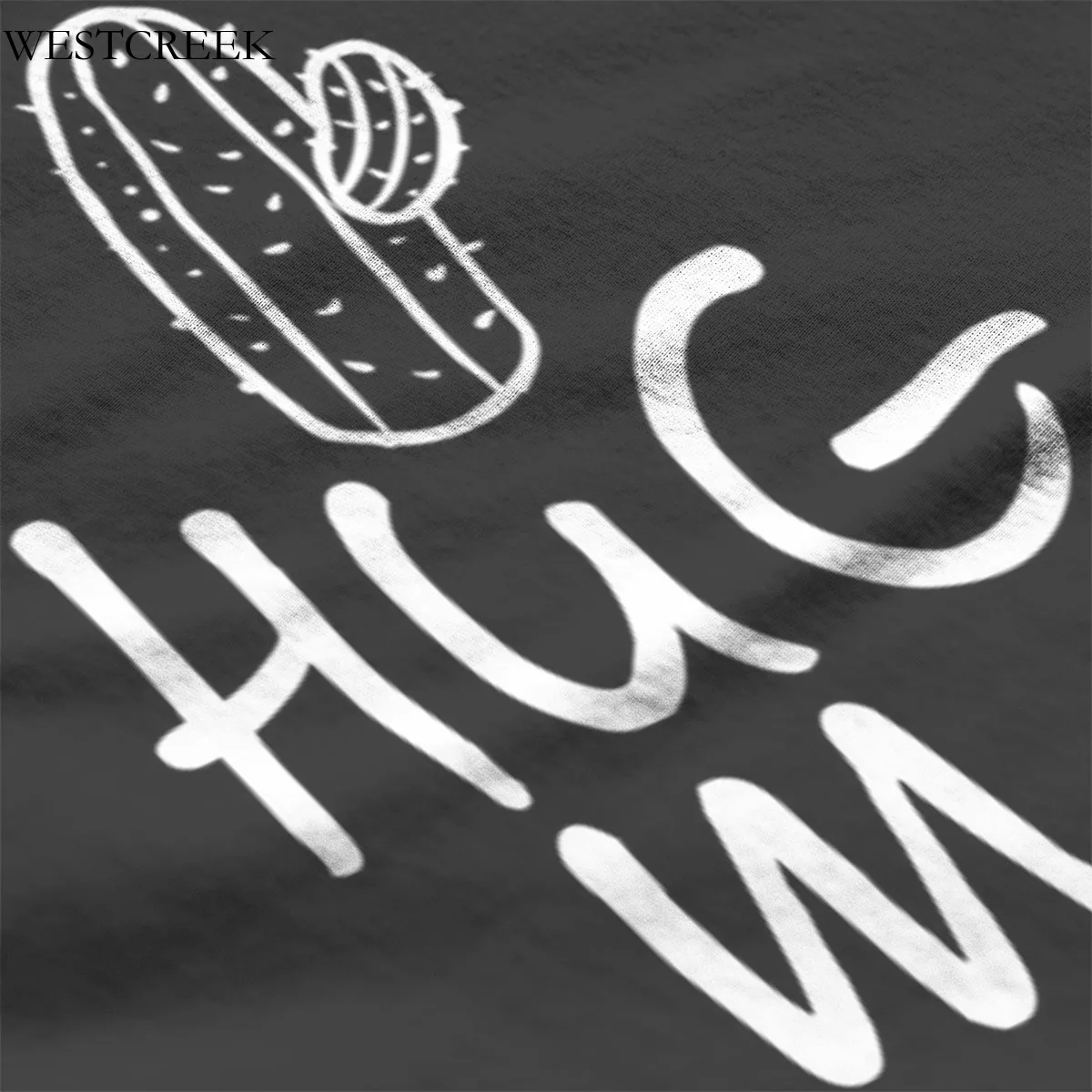 Забавная футболка с изображением кактуса и надписью Hug Me необходимая вещь