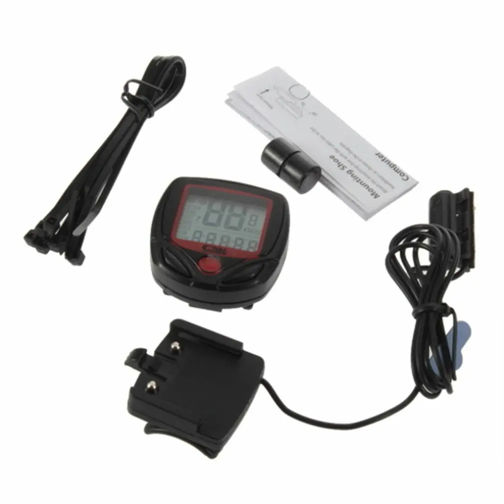 

Multi-functional Bicycle Bike Cycling Computer LCD Odometer Speedometer Stopwatch Speed Meter Clock