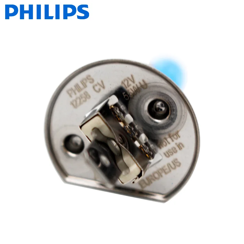 2 шт. автомобильные галогенные лампы Philips H1 12 В 55 Вт P14 4300K прозрачное видение яркий