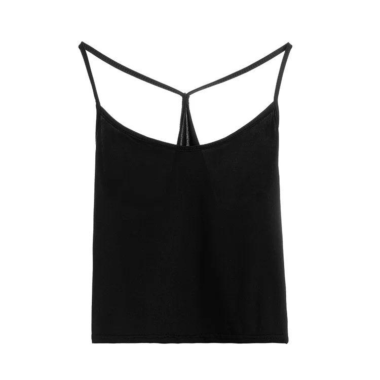 

Female Tanktop Tank Crop Wear Backless Solid Color PLUS SIZE Loose Camisole Summer Woman's Bottoming Slim Tops For Women