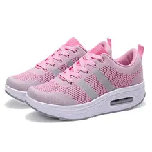 Zapatos de mujer con superficie suave y malla transpirable, calzado deportivo informal que combina con todo, novedad (4)